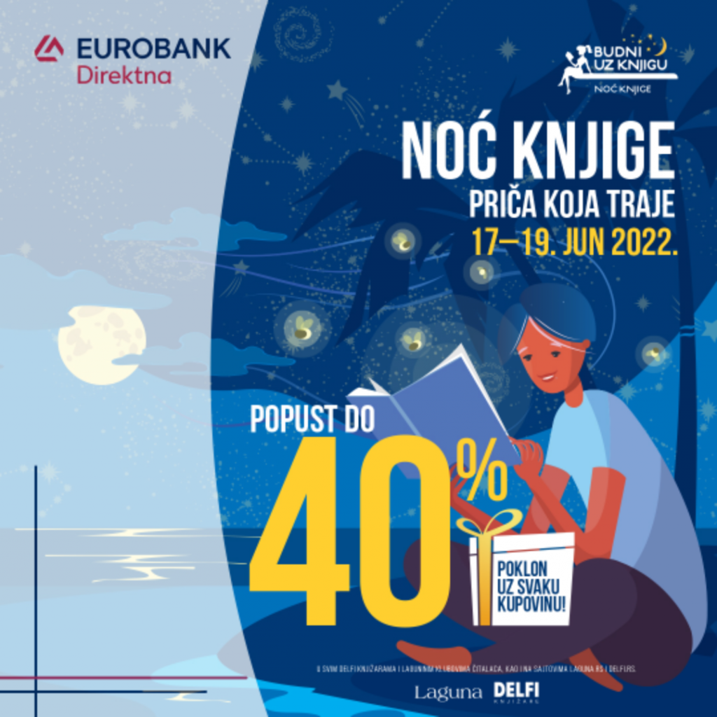 Tradicionalna podrška Eurobank Direktne za „Noć knjige”