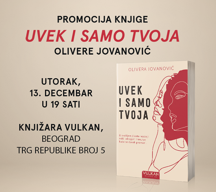 Pozivamo vas na promociju romana Olivere Jovanović